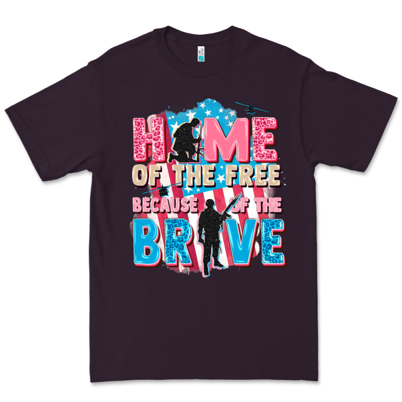 Home Of The Free Because Of The Brave Premium Tee by FaDigitalArtStudio | Teevron