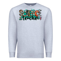 Heather Grey science teacher Premium Sweatshirt - RanaPortraitStore