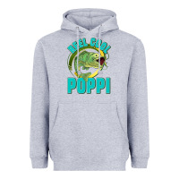 Heather Grey reel cool poppi Heavyweight Hoodie - Jasminsmagicworld