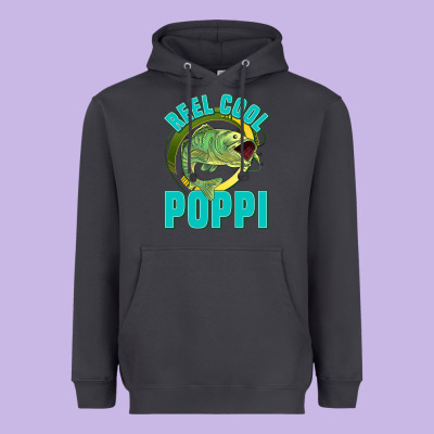 Reel Cool Poppi Heavyweight Hoodie Designed By Jasminsmagicworld
