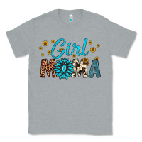 Heather Grey girl mama Classic Tee - Artiststas