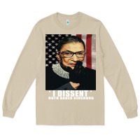 Mushroom Notorious R.B.G. Funny Progressive, Liberal Ruth Bader Ginsburg Long Sleeve Tee - artisFamous