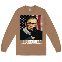Toasted Coconut Notorious R.B.G. Funny Progressive, Liberal Ruth Bader Ginsburg Long Sleeve Tee - artisFamous