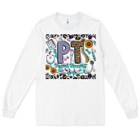 White pt physical therapist Long Sleeve Tee - CowhideDigitalArt