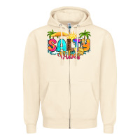 Sandshell salty vibes Zipper Hoodie - RanaPortraitStore