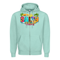 Seafoam salty vibes Zipper Hoodie - RanaPortraitStore