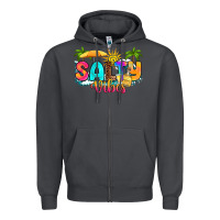Smoke salty vibes Zipper Hoodie - RanaPortraitStore