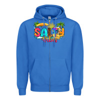 True Royal salty vibes Zipper Hoodie - RanaPortraitStore