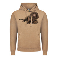 Vintage Coffee Sussex Spaniels llustrations Vintage Hoodie - LillyAllenDesigns