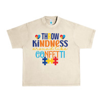 Sandshell Throw kindness around like confetti Urban Heavy Tee - CowhideDigitalArt