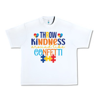 White Throw kindness around like confetti Urban Heavy Tee - CowhideDigitalArt