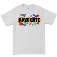 Dove Grey Advocate Autism Premium Tee - FaDigitalArtStudio