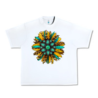 White turquoise leopard sunflower Urban Heavy Tee - Jasminsmagicworld