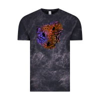 Cloud Black halloween patch  4 Vintage Tee - BundleAndBundleShop