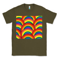 Army Green Pride rainbow glitter tumbler Classic Tee - FaDigitalArtStudio