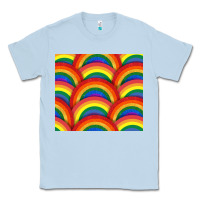 Dusty Blue Pride rainbow glitter tumbler Classic Tee - FaDigitalArtStudio
