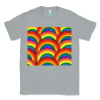 Heather Grey Pride rainbow glitter tumbler Classic Tee - FaDigitalArtStudio
