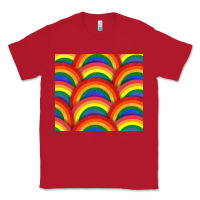 Red Pride rainbow glitter tumbler Classic Tee - FaDigitalArtStudio