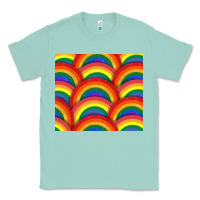 Seafoam Pride rainbow glitter tumbler Classic Tee - FaDigitalArtStudio