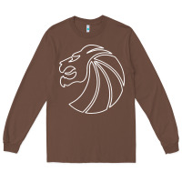 Chestnut outline seven lions Long Sleeve Tee - artisFamous