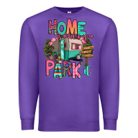 Purple home is where we park it Premium Sweatshirt - RanaPortraitStore