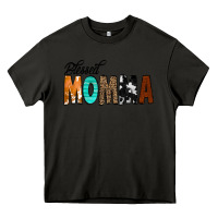 Asphalt Blessed Momma Heavy Core Tee - CowCowDesign
