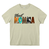 Mossy Blessed Momma Heavy Core Tee - CowCowDesign