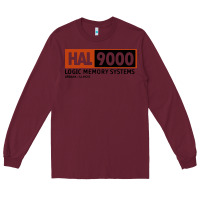 Burgundy hal 9000 logic memory systems urbana illinois Long Sleeve Tee - artisFamous