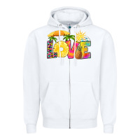 White love pineapple Zipper Hoodie - RanaPortraitStore