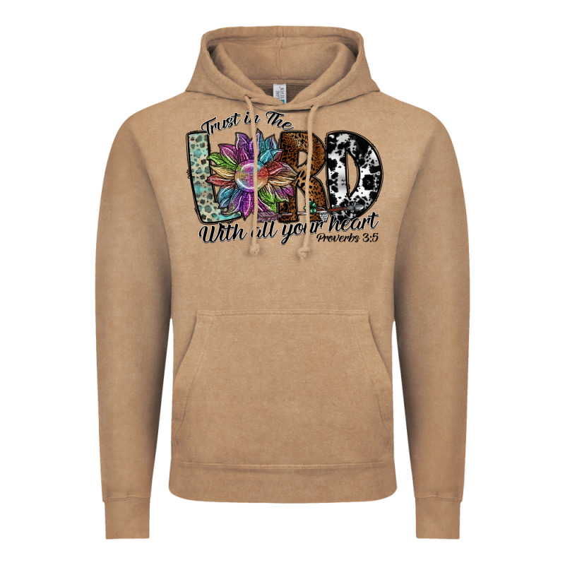 Trust In The Lord With All Your Heart Vintage Hoodie by SublimationCraftShop | Teevron