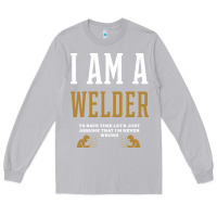 Moon Dust I Am A WELDER - WELDER Job Gift Funny Long Sleeve Tee - artisFamous