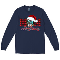 Navy mom Christmas Long Sleeve Tee - CowhideDigitalArt