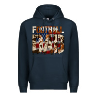 Navy american football dad Premium Hoodie - Jasminsmagicworld