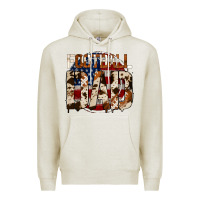 Oatmeal Heather american football dad Premium Hoodie - Jasminsmagicworld