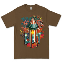 Cacao Let's get lit Premium Tee - FaDigitalArtStudio