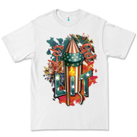 White Let's get lit Premium Tee - FaDigitalArtStudio