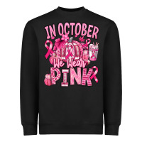 Black in october we wear pink american football Heavyweight Sweatshirt - RanaPortraitStore