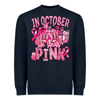 Navy in october we wear pink american football Heavyweight Sweatshirt - RanaPortraitStore