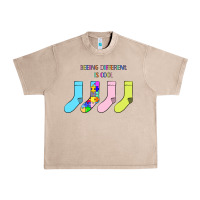 French Oak Titi Pretty Art Being Different Is Cool Urban Heavy Tee - CowhideDigitalArt