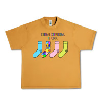 Peanut Butter Titi Pretty Art Being Different Is Cool Urban Heavy Tee - CowhideDigitalArt