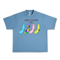 Pebble Blue Titi Pretty Art Being Different Is Cool Urban Heavy Tee - CowhideDigitalArt