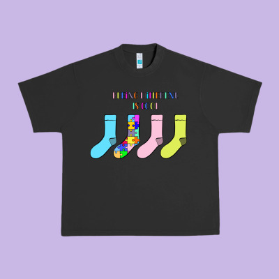 Titi Pretty Art Being Different Is Cool Urban Heavy Tee Designed By Cowhidedigitalart