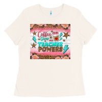 Bone coffee gives me teacher powers tumbler Ladies Tee - BundleAndBundleShop