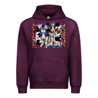 4th Of July Cows Holstein Cows Urban Hoodie | Teevron