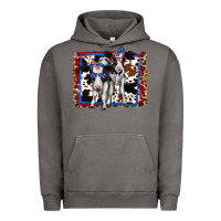 Pigment Tornado 4th of July Cows Holstein Cows Urban Hoodie - Jasminsmagicworld