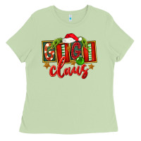 Matcha Christmas Gigi Claus Ladies Tee - FaDigitalArtStudio