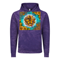Cloud Purple Monarch Butterfly Sunflower Vintage Hoodie - LillyAllenDesigns
