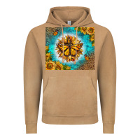 Vintage Camel Monarch Butterfly Sunflower Vintage Hoodie - LillyAllenDesigns