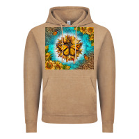 Vintage Coffee Monarch Butterfly Sunflower Vintage Hoodie - LillyAllenDesigns