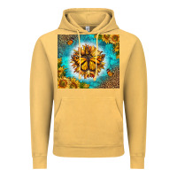 Vintage Mustard Monarch Butterfly Sunflower Vintage Hoodie - LillyAllenDesigns